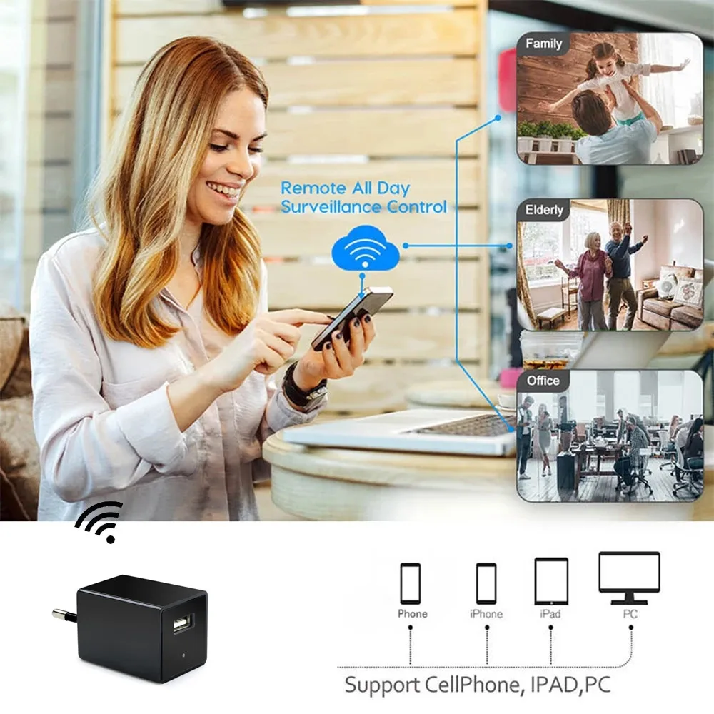 1080P HD мини-камера Espia Wifi микро-камера IP точка доступа Удаленная видеокамера