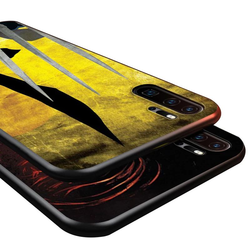 

Marvel Hero Wolverine for Huawei P40 P30 P20 P10 P9 Lite E Pro Plus Mini 2019 2017 Black Phone Case