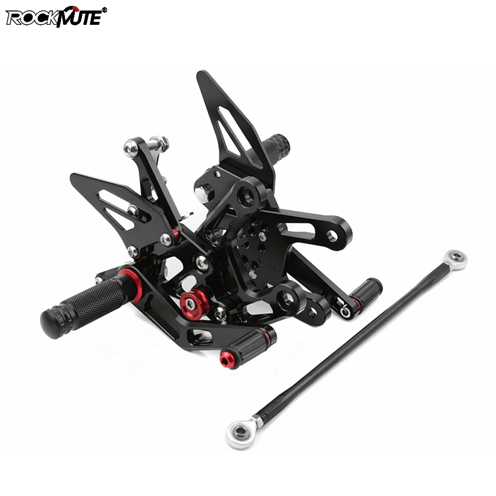 

For Kawasaki ZX-10R ZX10R ZX 10R 2015 Years Motorcycle Adjustable Foot Pegs Driver Footrest Pedals Rear Set