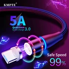 Магнитный кабель для мобильных устройств KMPTE, Micro USB Type-C, совместим с iPhone, Xiaomi
