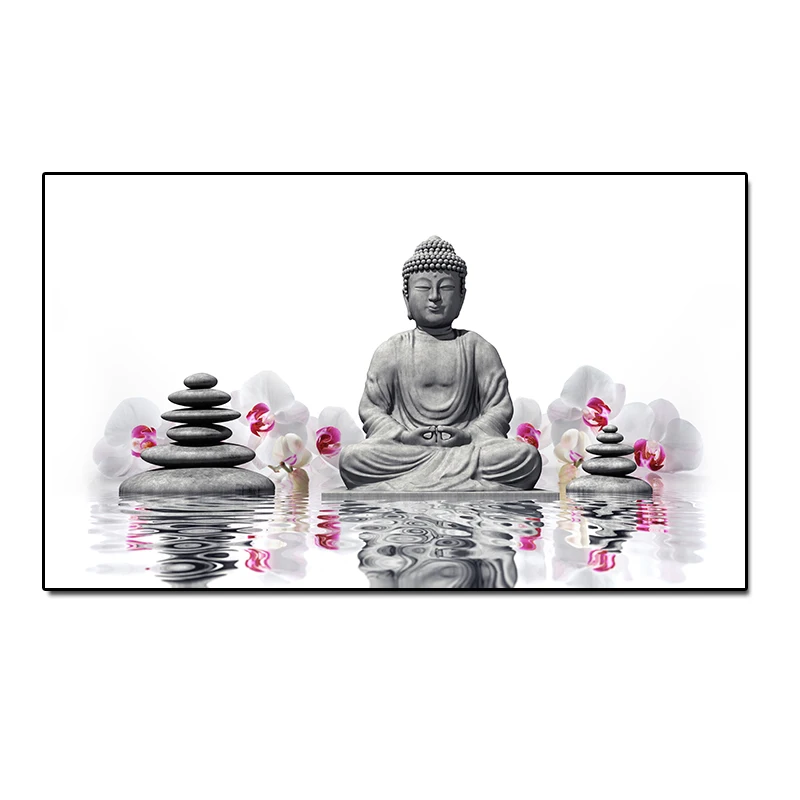 Canvas painting wall art Shakyamuni Buddha Paintings living room decoration pictures Modern Home Decor Art Posters Cuadros | Дом и сад