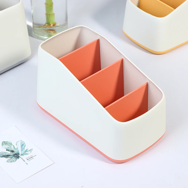 

Desktop Remote Control Storage Box Multi Grids Storage Container Home Organizer