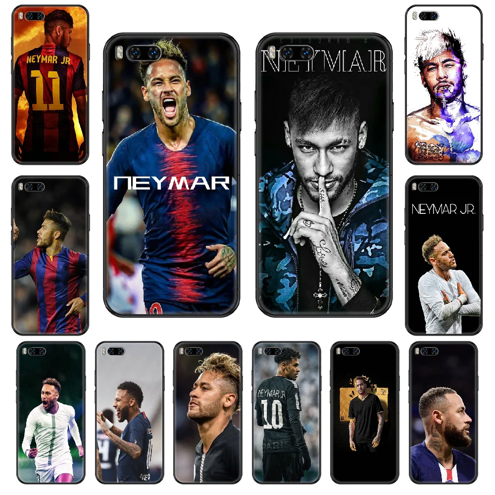 Чехол для телефона footballballer Neymar JR Xiaomi Mi 6 8 9 A1 2 3 Mix3 Mix2 Mix2S X T Lite Pro черный роскошный