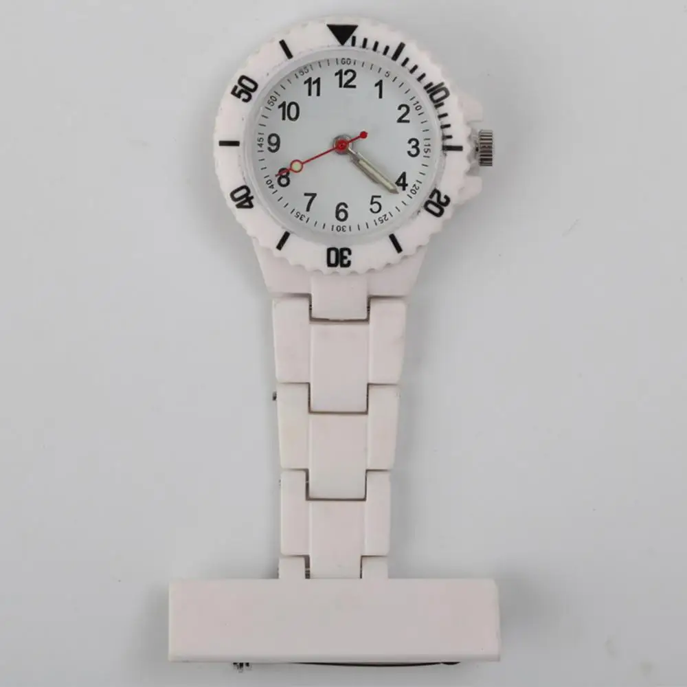 Лидер продаж модные карманные часы медсестры светящийся Круглый циферблат брошь