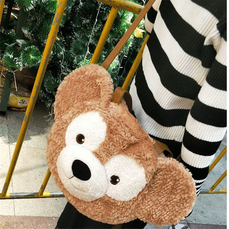 Disney New Duffy Bear Face плюшевая игрушка сумка-тоут сумка через плечо подарок для детей