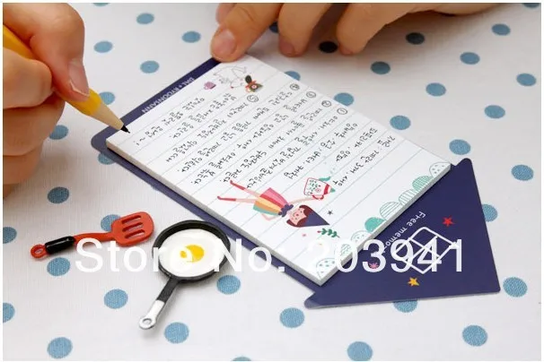 1PC/lot Cute Love house style sticky note memo notepad removeable paper book Korean |