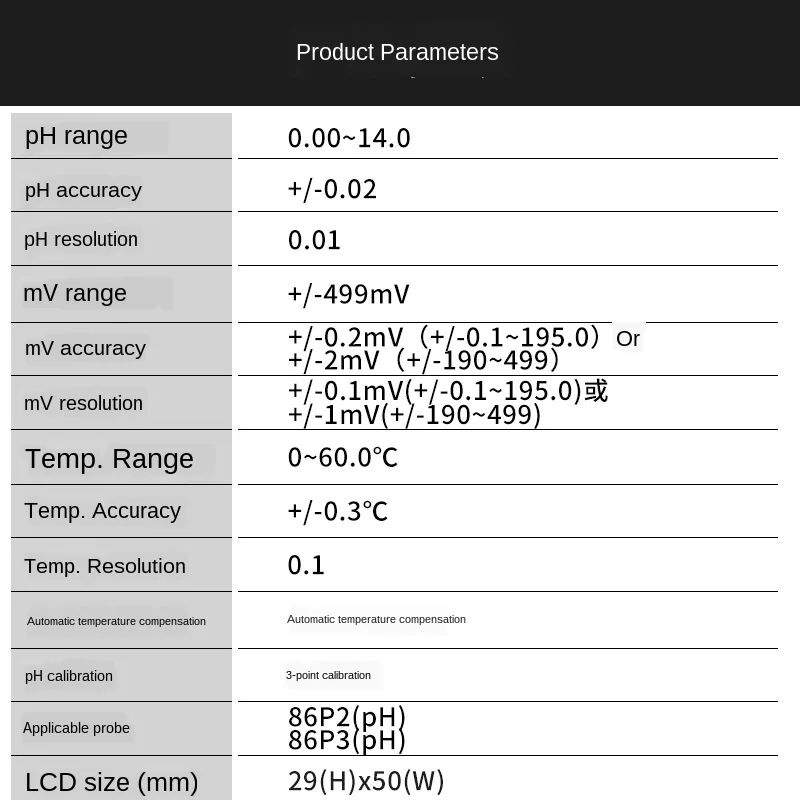 Портативный точный измеритель Ph ручки AZ8601 портативный PH метр|Аксессуары для