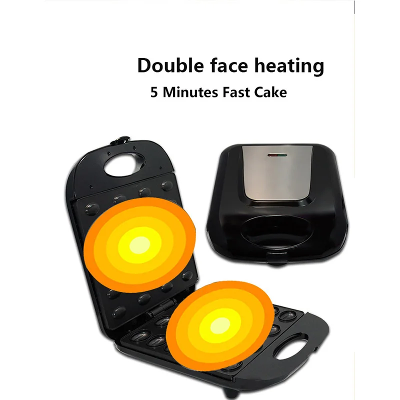 Beste Mini Moer Wafel Elektrische Walnoot Cake Maker Automatische Broodbakmachine Bakvormen Sandwich Ijzer Broodrooster Ontbijt Pan Oven