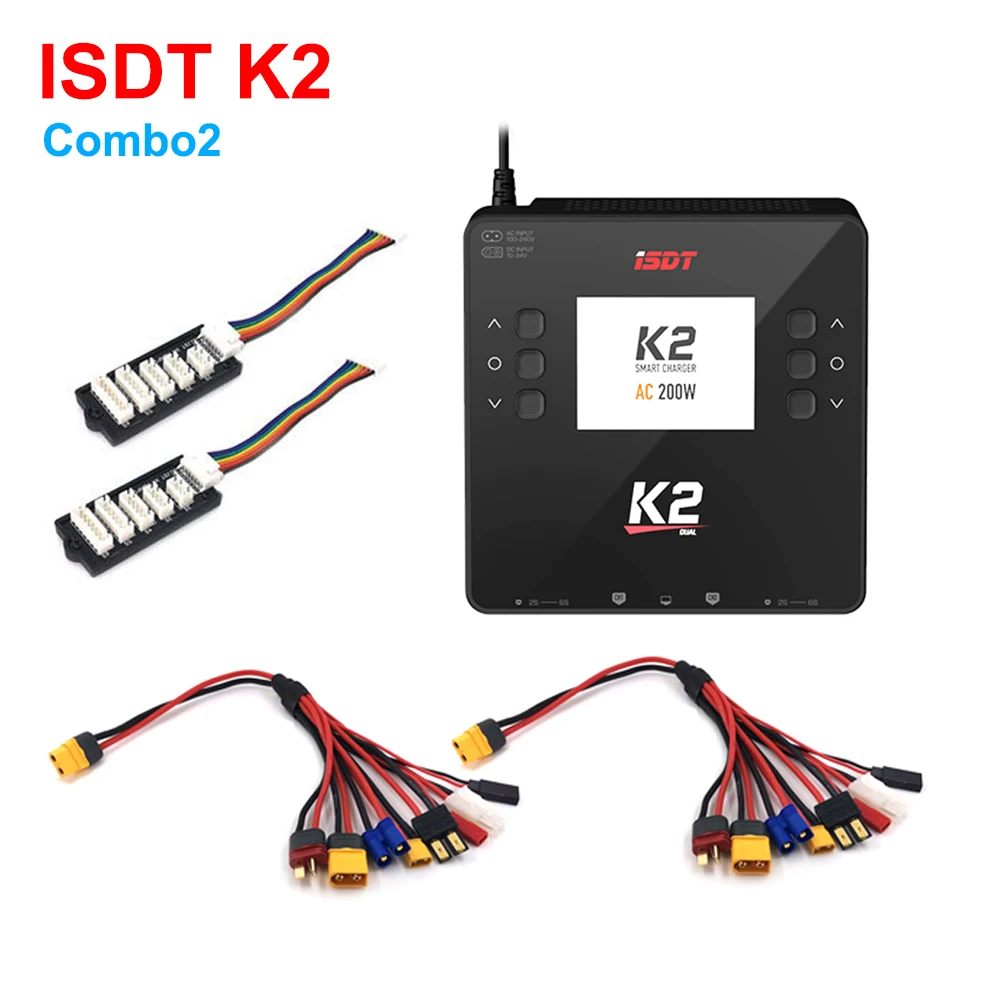 isdt k2 комбо с двумя 8in1 зарядный каб