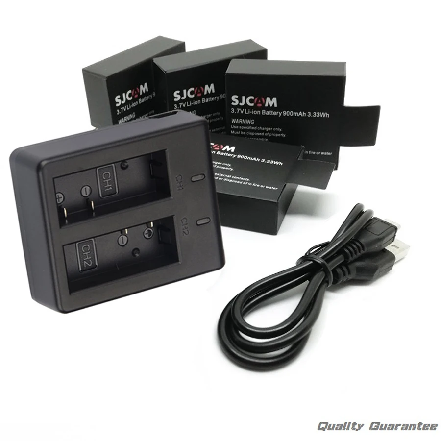 4x оригинальная SJ4000 4k воздушная батарея SJ5000 SJ6000 SJ7000 Bateria + SJ5000X Wifi зарядное