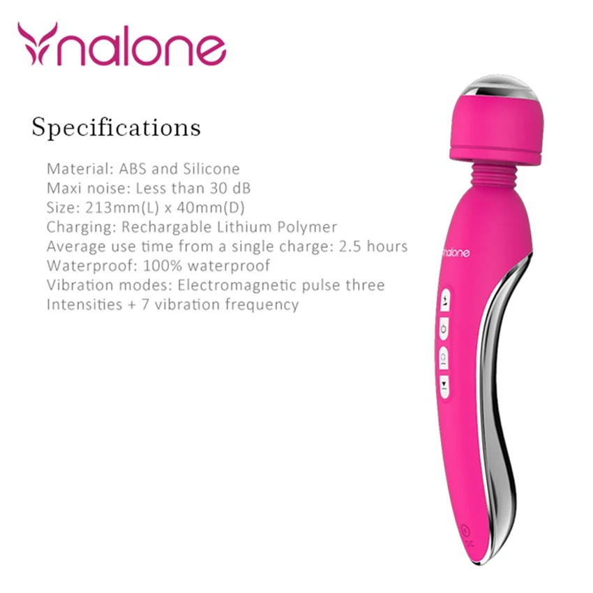 Двойной вибратор Nalone для женщин с вращающейся крышкой|av wand|control vibrationbluetooth vibrator |