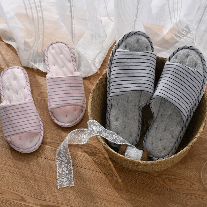 

Women Men Home Anti-slip Shoes Soft Winter Warm Sandal House Indoor Slippers Open Toe Winter Slippers Warm Slippers Artificial