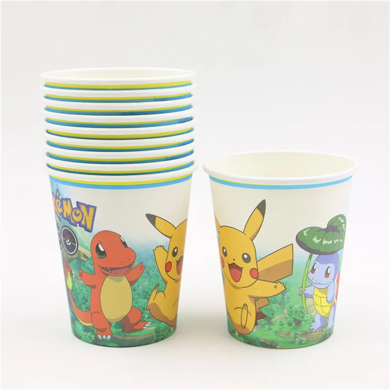 Одноразовые столовые приборы картон 10 шт./лот питьевые чашки/очки мультфильм