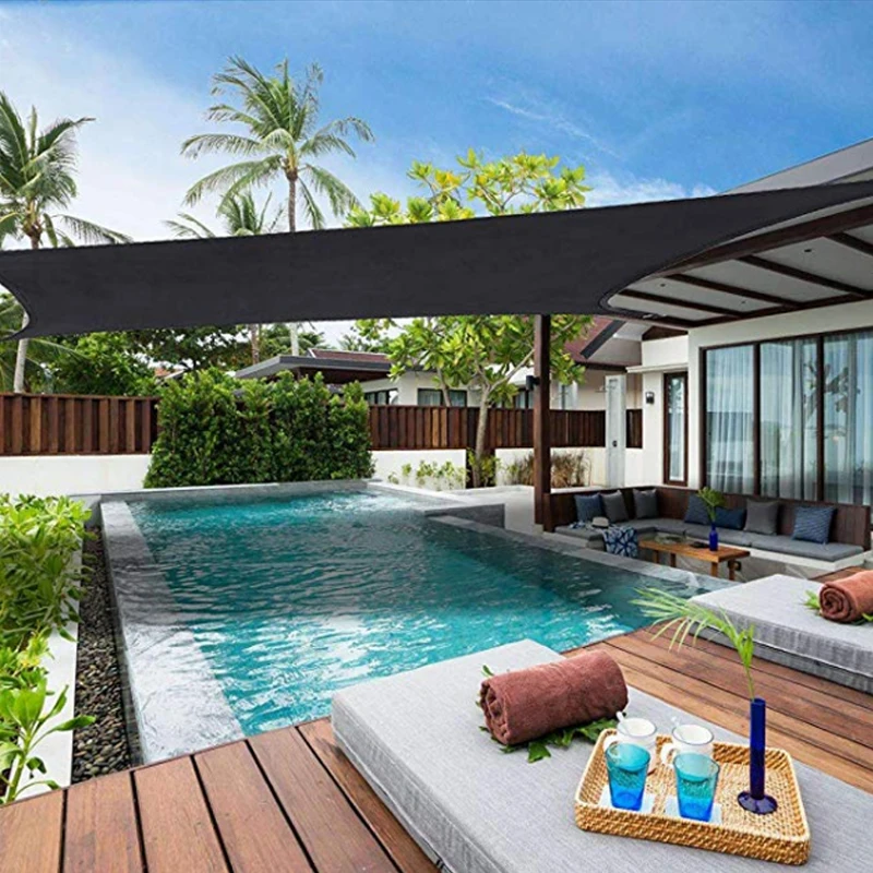 Солнцезащитный навес для паруса ПНД сетчатый патио садовый солнцезащитный тент