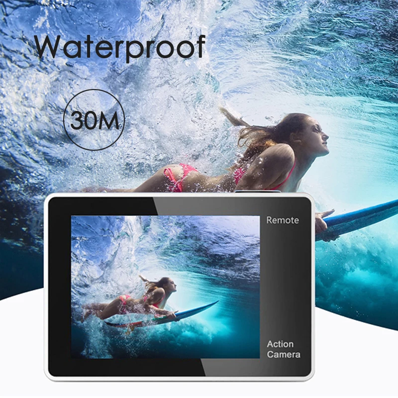Оригинальная Экшн-камера eken H9R Plus Ultra HD 4K A12 4 k/30fps 1080 p/60fps для Panasonic 34112 14MP go Водонепроницаемая wifi Спортивная камера
