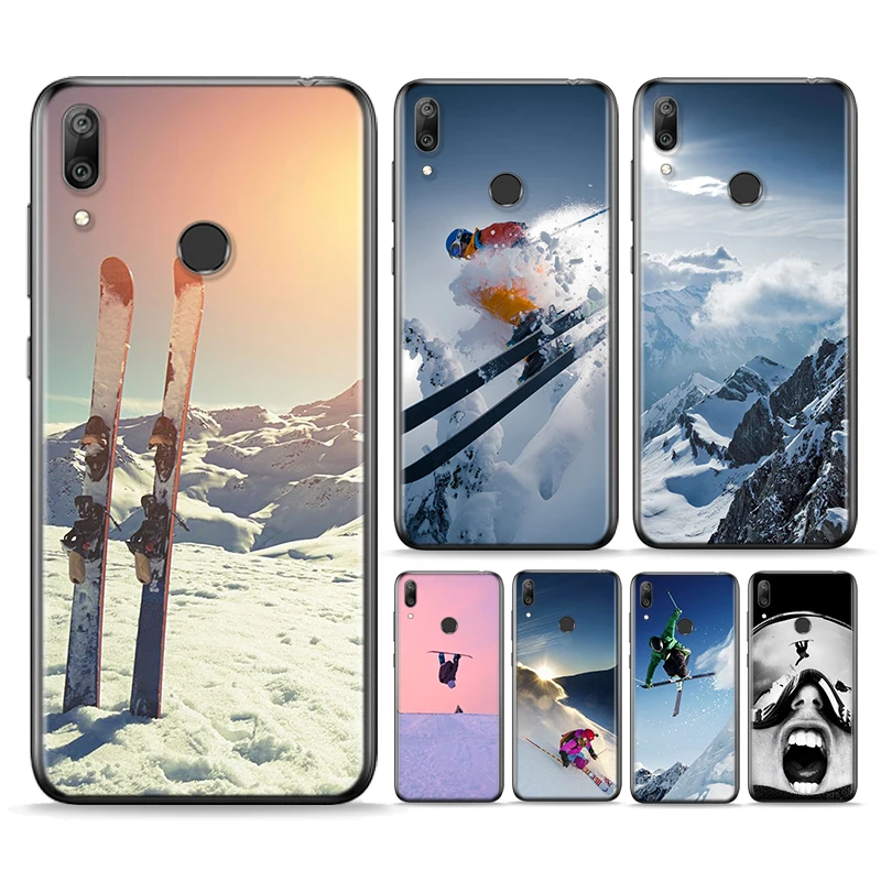 Skis Silicone Cover For Huawei P Smart 2021 2020 Z S Plus Mate 30 20 10 Pro Lite 2019 2018 Phone Case