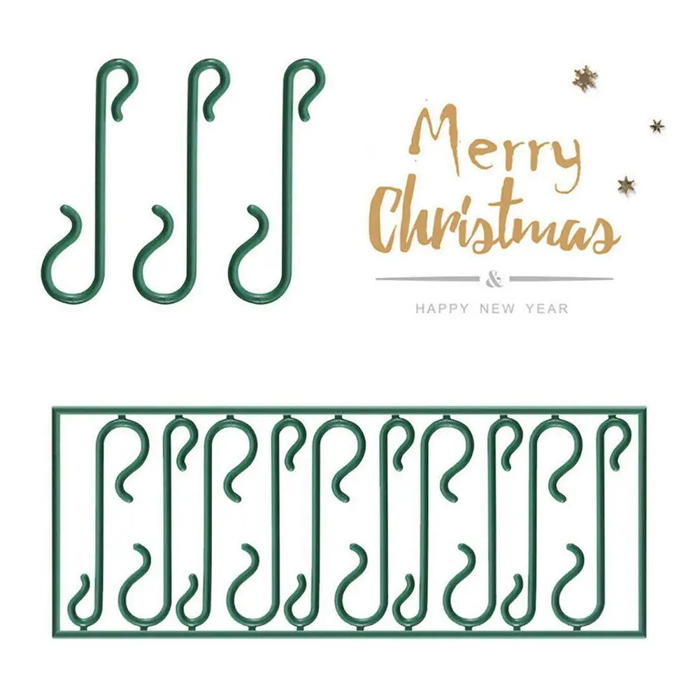 

1PC Christmas Ornaments Hooks Christmas Tree Decoration Santa For Home Christmas Hooks Claus Pendants Decorations Hanging T H3G5