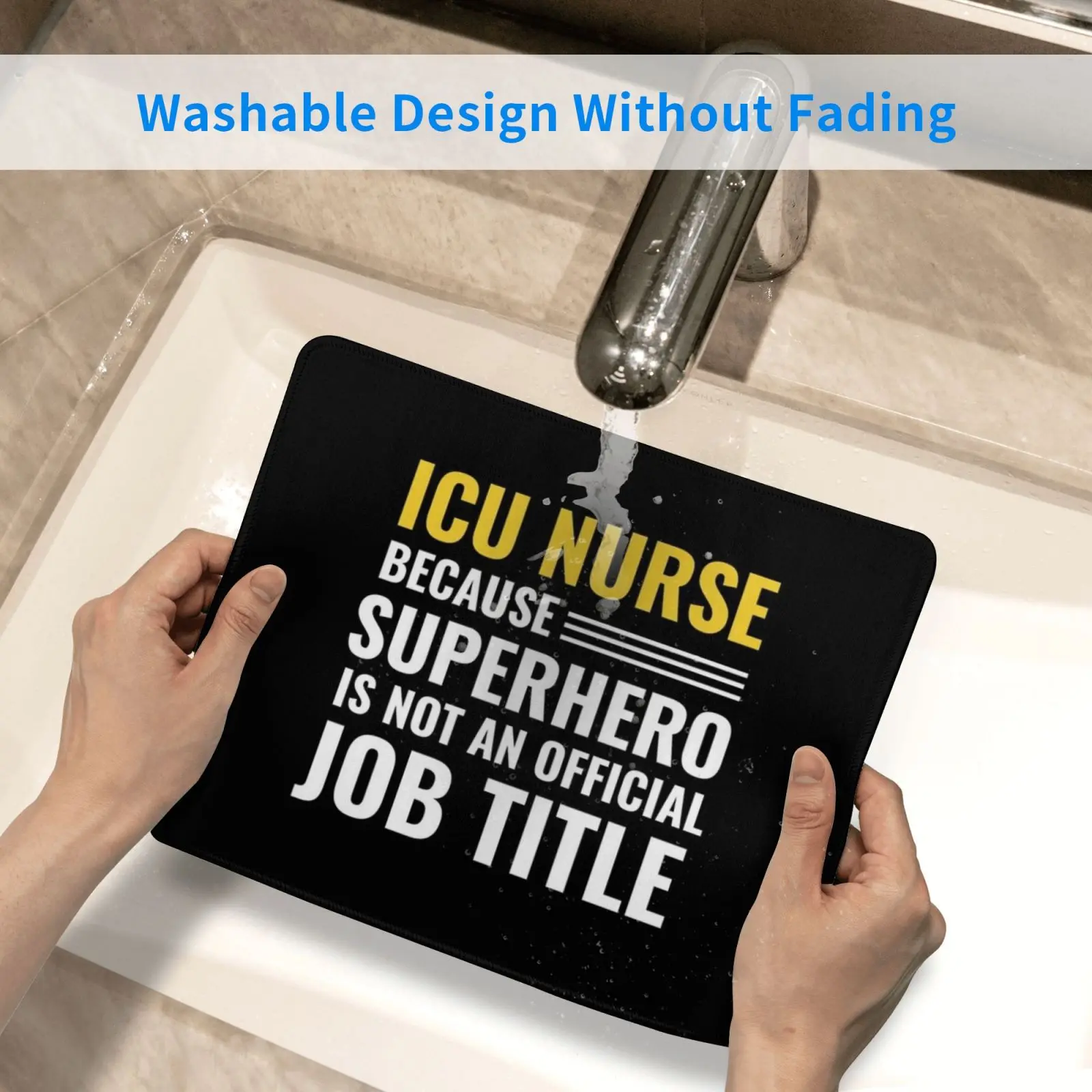 

Funny Nurse Superhero Gift For Icu Nurse Mouse Pad DIY Print Cushion Funny Nurse Gifts Nursing Nurse Life