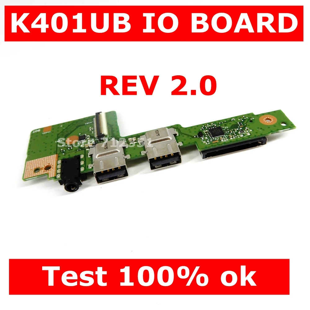 Плата ввода вывода K401UB REV2.0 для ASUS K401 K401U K401L K401LB материнская плата ноутбука USB