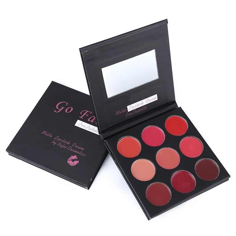 Профессиональная кремовая палитра для губ макияж 6 цветов матовая губная помада