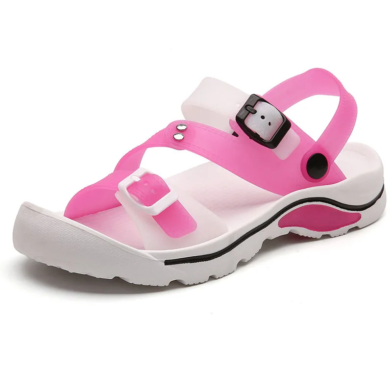 

2021 Fashion Women Sandals Beach Shoes Summer New Designer Casual Slippers Ladies Platform Breathable Zapatos Casuales De Mujer