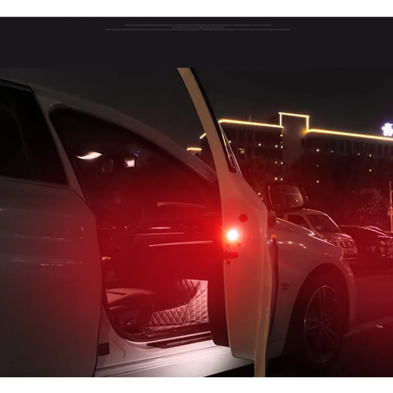 2 шт. двери автомобиля анти столкновения Предупреждение светильник для Nissan Qashqai X