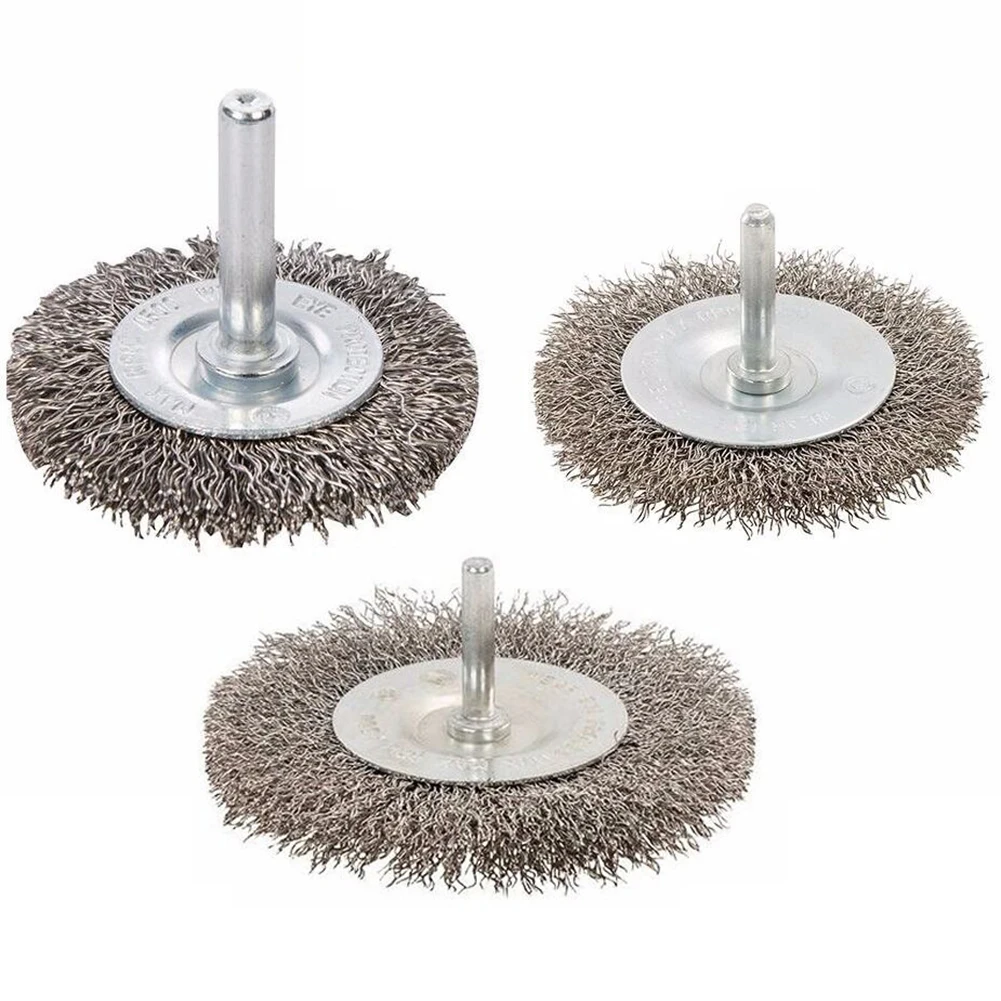 3 Упаковка нержавеющая сталь Набор щеток для проволочного колеса 50 мм 75 100