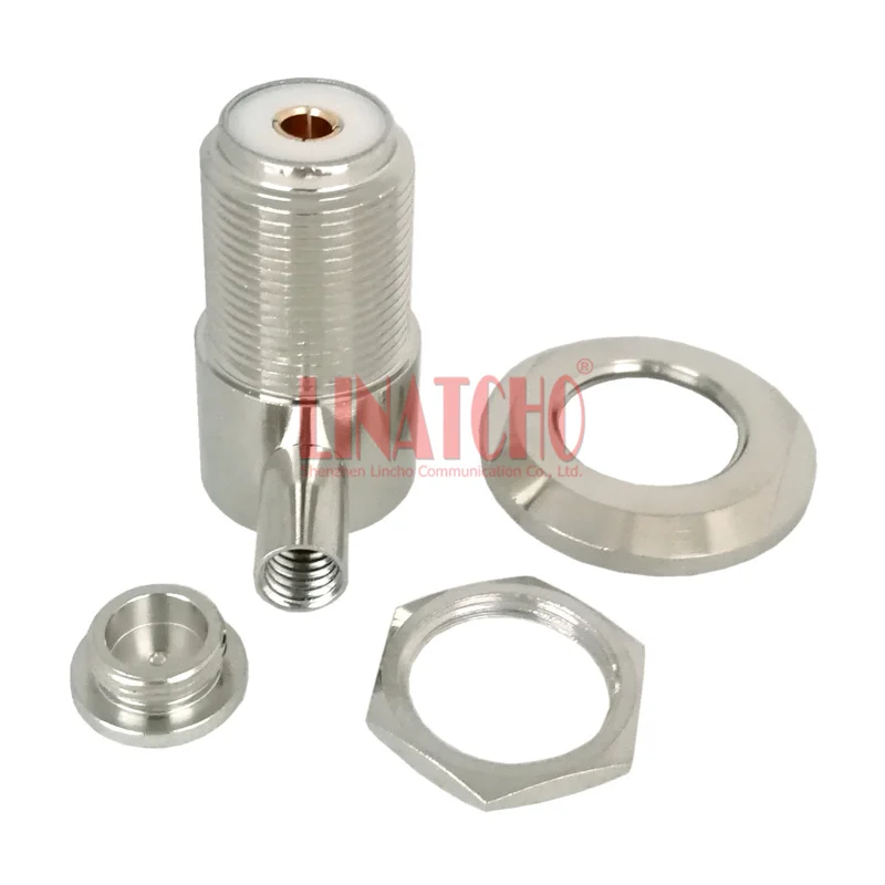 RF RG142 RG141 RG303 RG58U кабельный прямой угол винтовая гайка УВЧ гнездовой разъем SO239