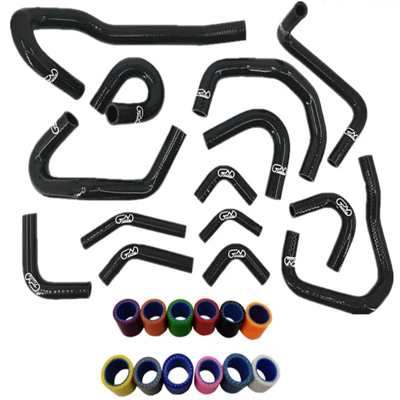 Комплект силиконовых шлангов радиатора совместим с Skyline GTR R33 R34 Rb26det Blue |