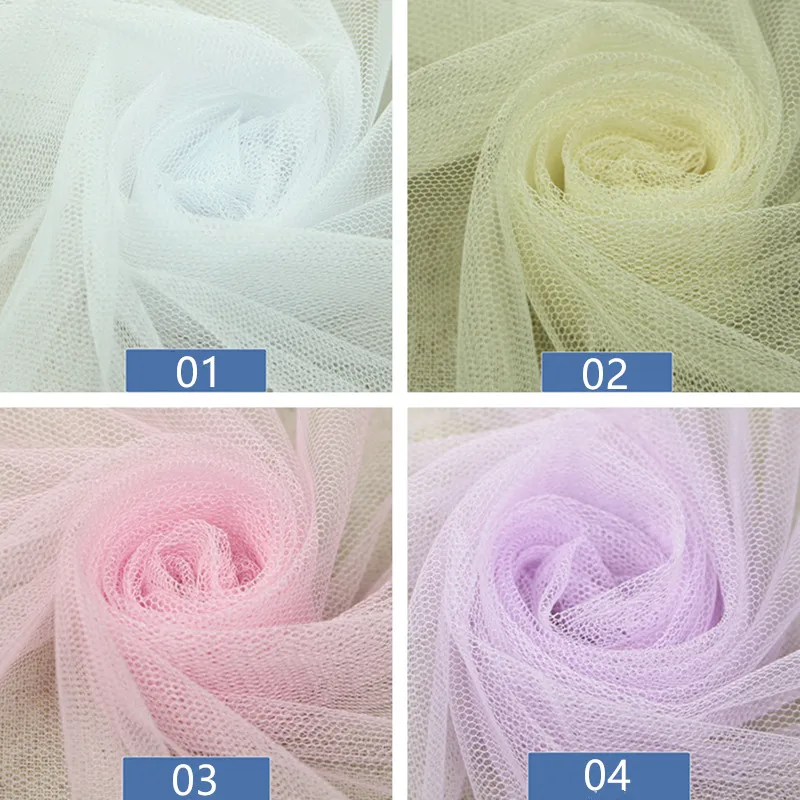 Мягкая фатиновая сетчатая ткань 160*500 см для свадебного платья сетка москитная