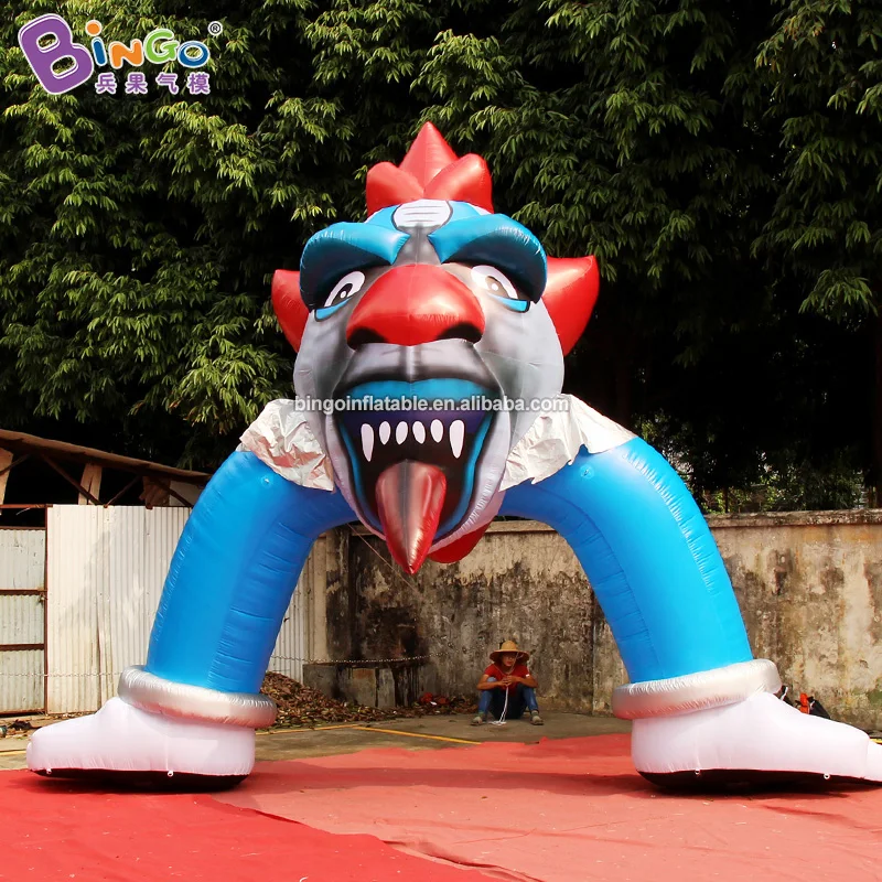 

Customized 5X5 meters inflatable clown arch / halloween inflatable arch toys