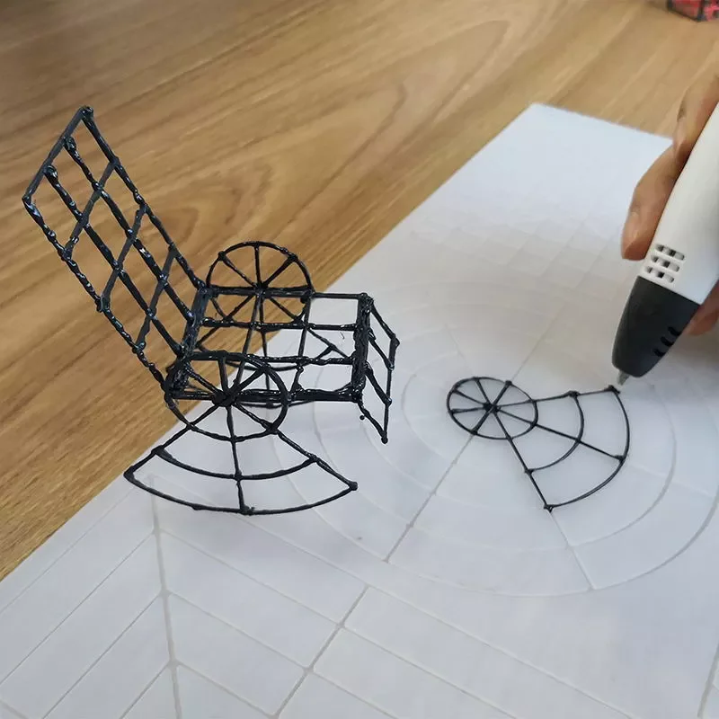 Силиконовая ручка для 3d-печати с базовым шаблоном 2 силиконовых колпачка пальцев