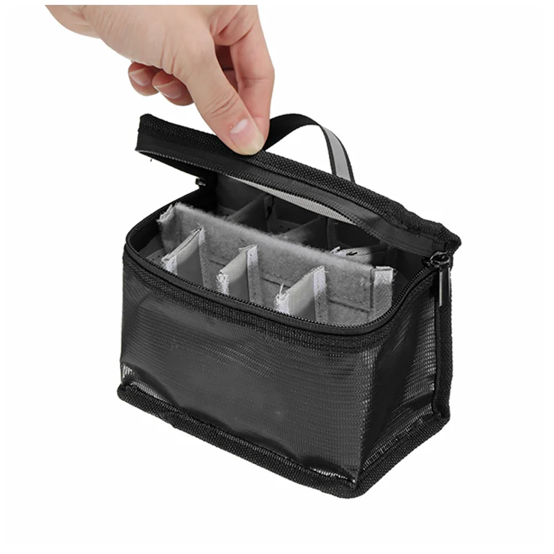 

Lipo Battery Safety Bag 155*120*90mm For RC Models Multicopter Black W/ Luminous Handle for RC Lipo Batter