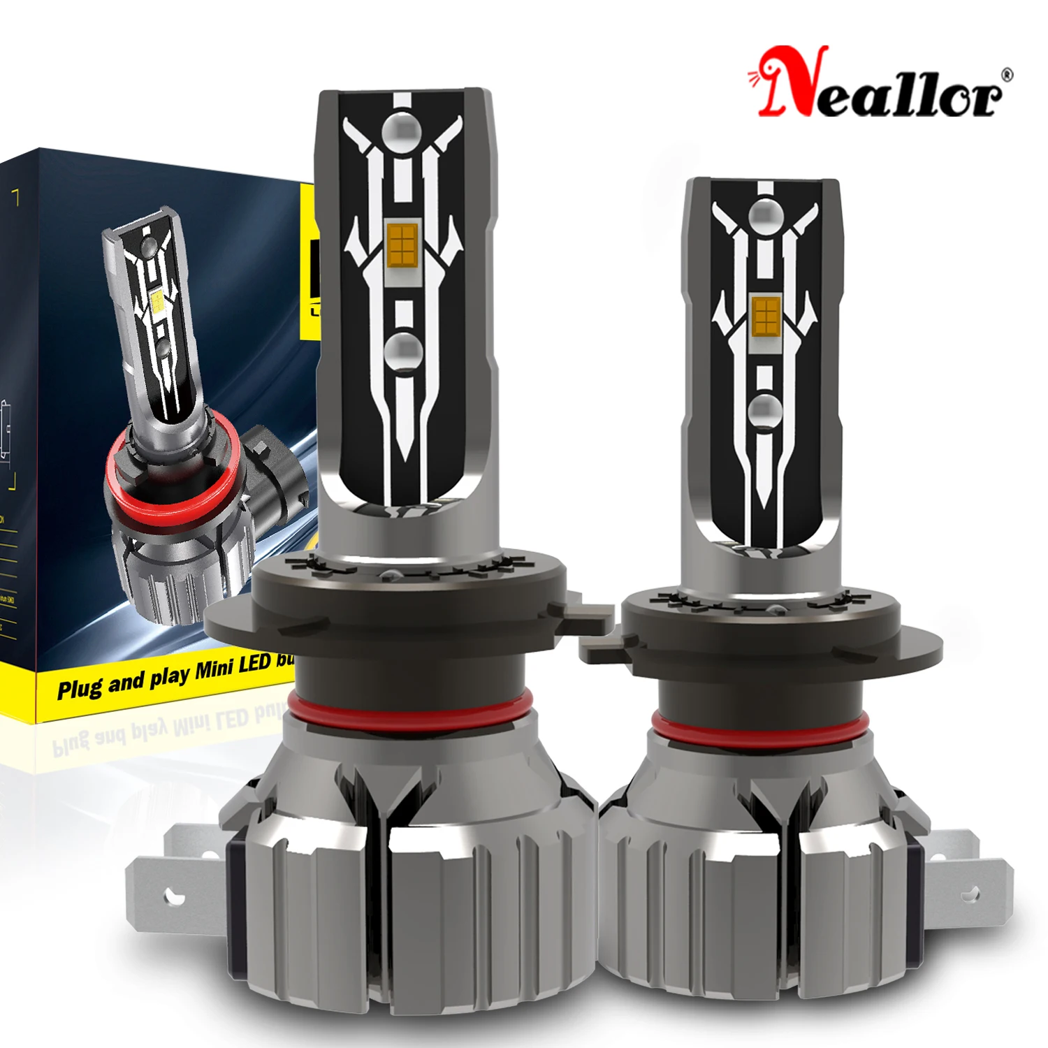 

High Quality H8 H9 H11 HB4 9006 HB3 9005 LED Bulbs Auto Anti Fog Lamp Car Driving Running Light Front Foglamp 6000K White Golden