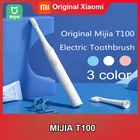 Новинка Xiaomi Mijia T100 Mi умная электрическая зубная щетка 46 г 2 скорости звуковая зубная щетка отбеливание Уход за полостью рта Щетка Насадка зубная нить