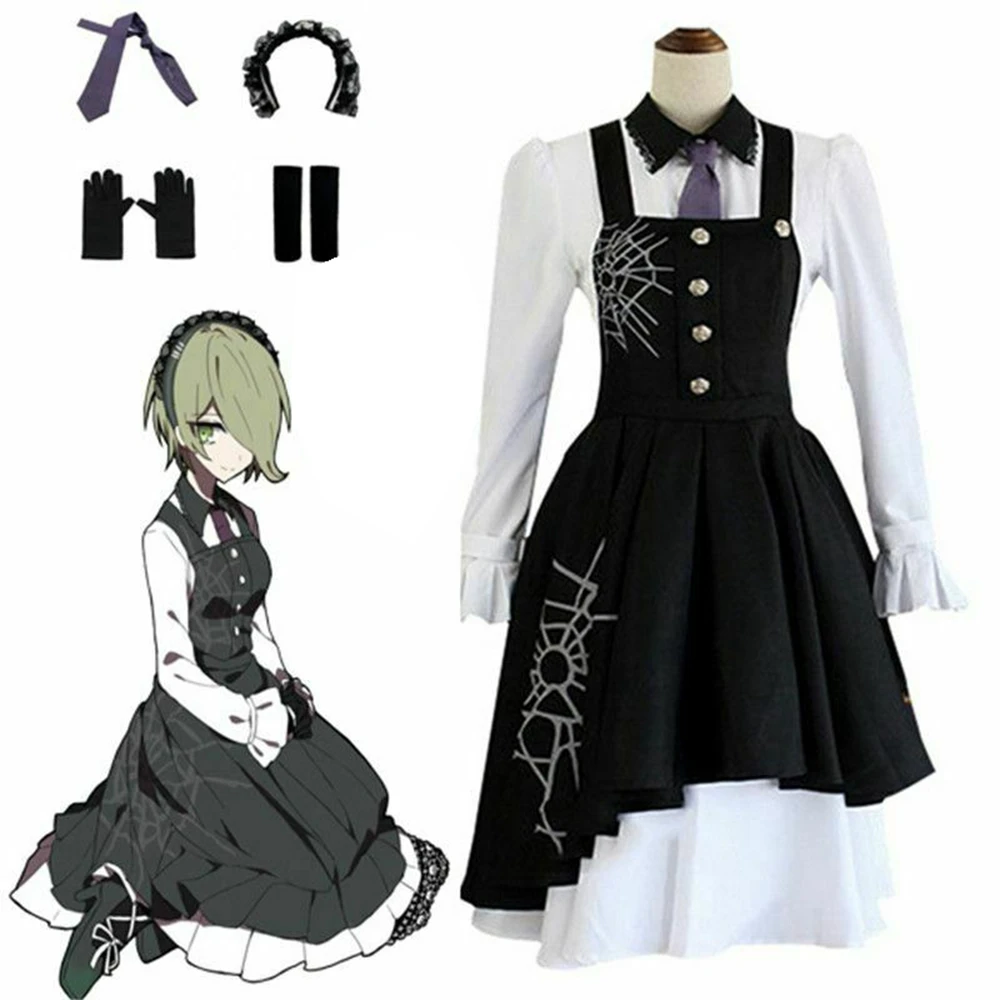 Danganronpa V3: убийство Harmony Kirumi Tojo косплей костюм платье горничной форма для женщин и