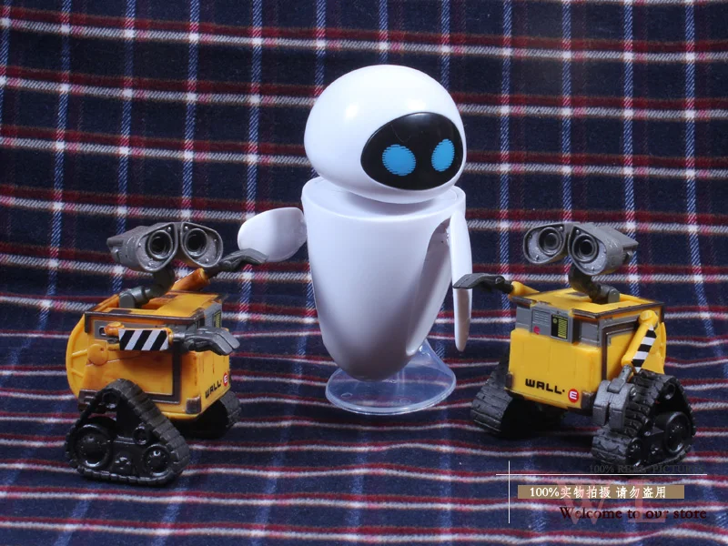 Роботы Wall E EVE из ПВХ экшн фигурки коллекционные модели игрушки куклы 6 см 3 типа|wall