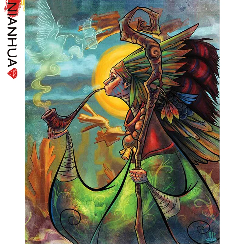 Алмазный мозаичная картина Набор для творчества последний могиканин мультфильм