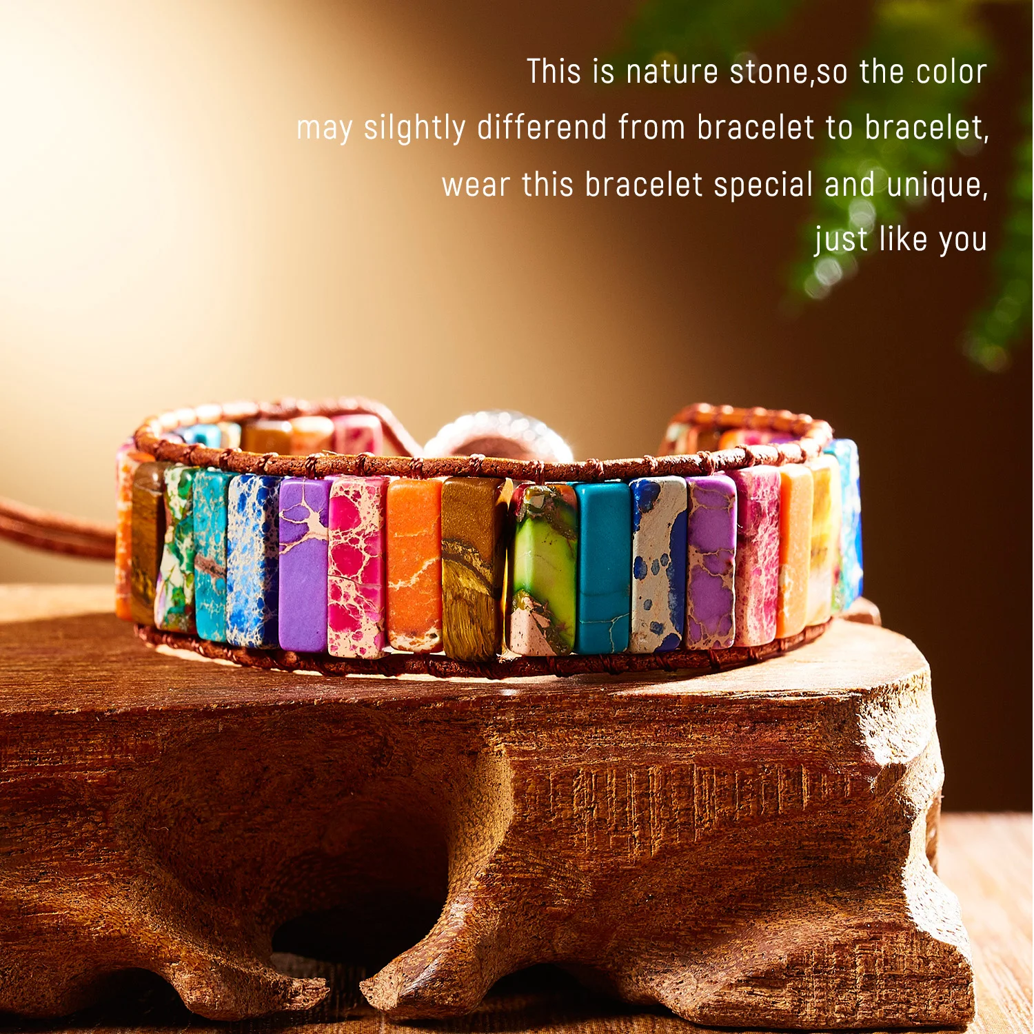 Винтажный браслет в стиле бохо с 7 чакрами модные ювелирные изделия натуральный