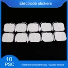 Накладки на электроды из нетканого материала, 5 х5 см, патч в форме хвоста, электродный патч, 10 шт.