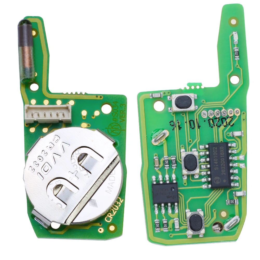 DIYKEY 5K0837202AD 434 МГц ID48 чип для VW Volkswagen GOLF PASSAT Tiguan Polo Jetta Beetle Skoda Seat дистанционный