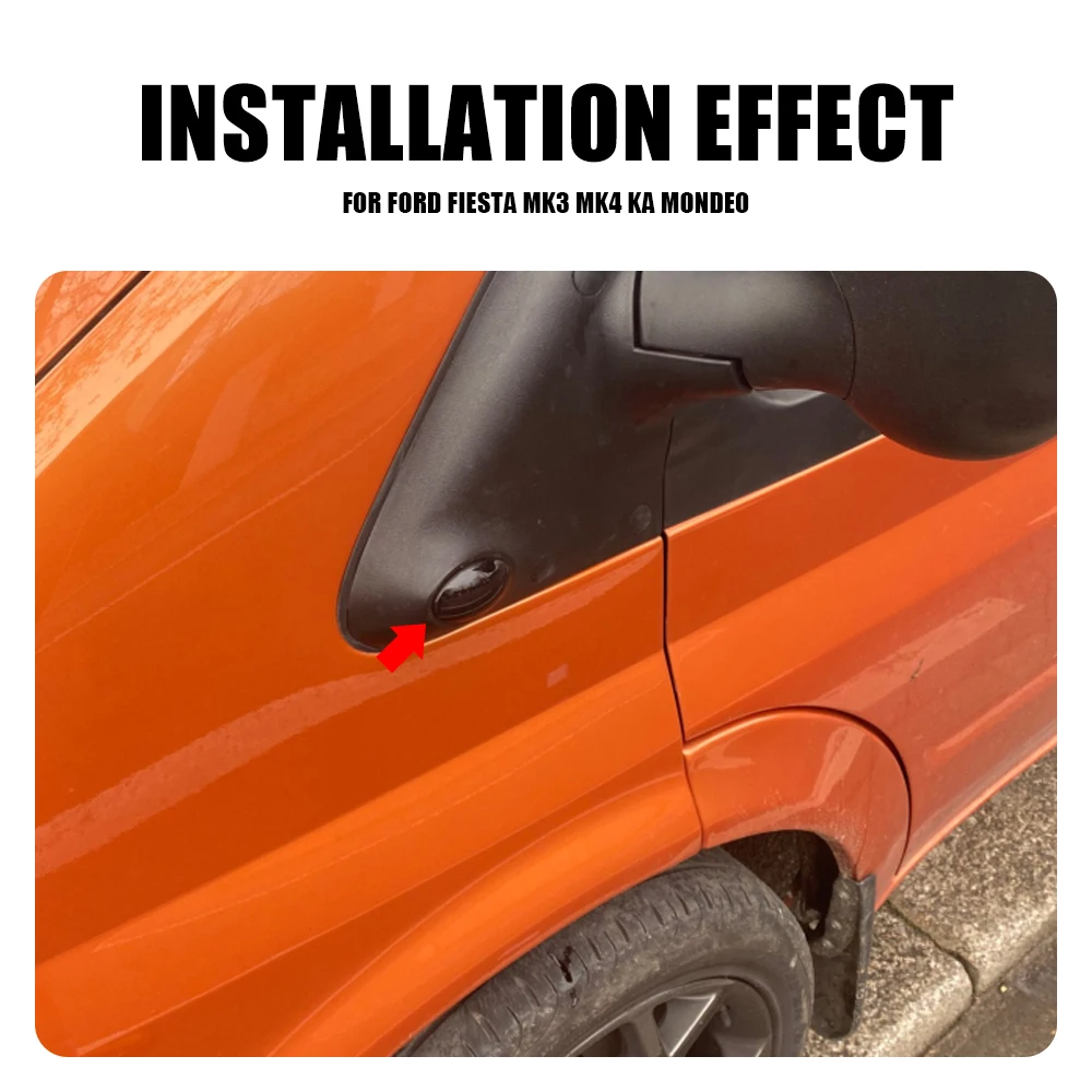 Для Ford Fiesta III IV MK3 MK4 KA Mondeo I MK1 Transit Tourneo MK6 MK7 светодиодный динамический поворотный