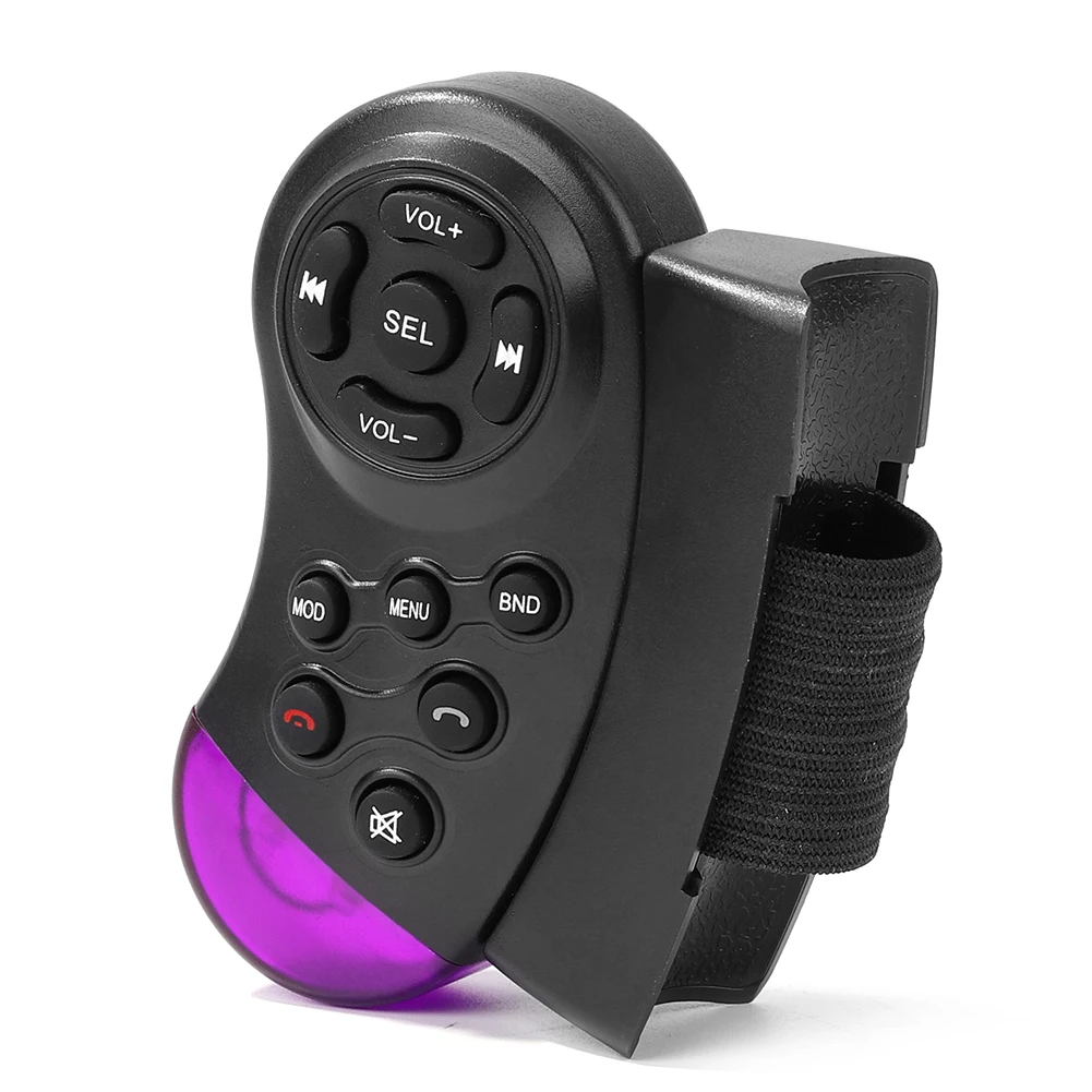 11-Key Portable Control Remote Universal Car Multimedia Player Wireless Steering Wheel for Radio AAA Battery | Автомобили и