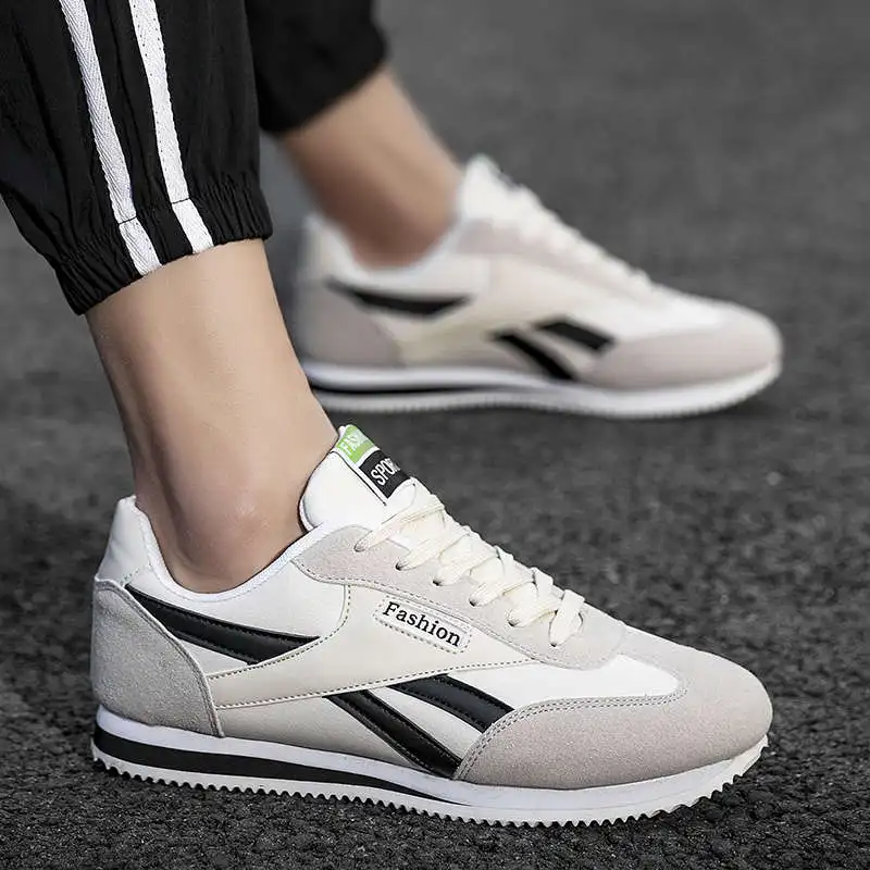

Lights Sneakers Antiskid Man Sport Shoes Elastic Laces Men's Running Shoes Height Increases Sports Sneakers Husband Giay Tennis