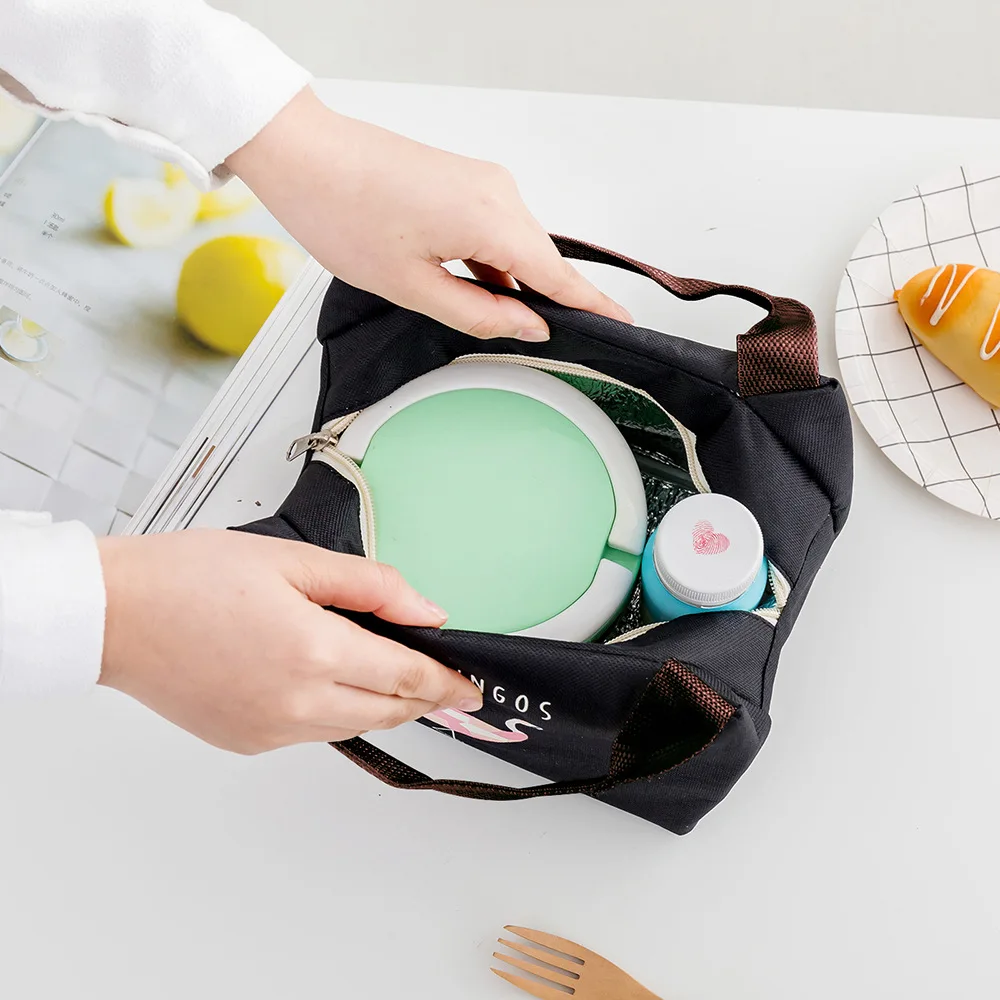 Фламинго утолщенная Bento Сумка водонепроницаемая женская сумка с рисовым