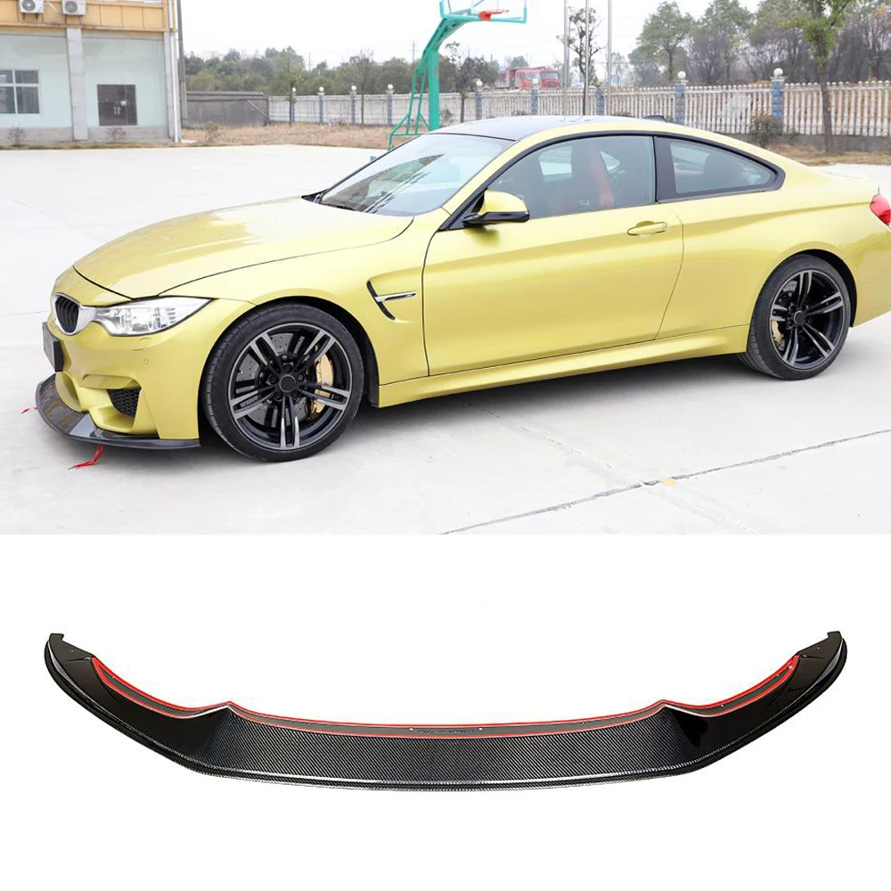 Углеродного волокна/FRP автомобиль передний бампер спойлер сплиттер для BMW F80 M3 F82