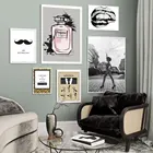 Модный плакат, как связать Виндзорский гид, Картина на холсте, леопардовые парфюмерные плакаты, принты, настенные картины, декор для гостиной