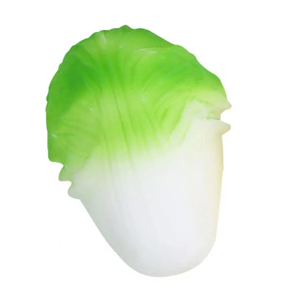 

1pc Vegetable Shape Fidget Toy Bright Color Pressure Relief Toy TPR Cute Squeeze Decompression Toy for Children Adults