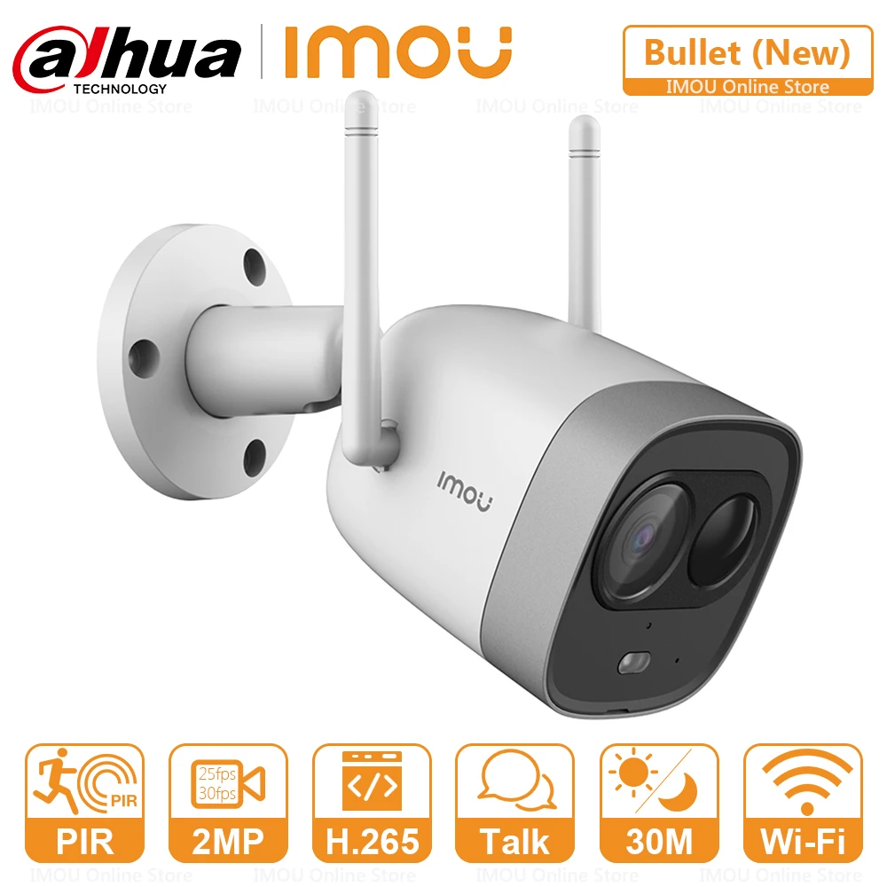 Imou 1080P Bullet WiFi камера с двойной антенной открытый IP67 всепогодный микрофон