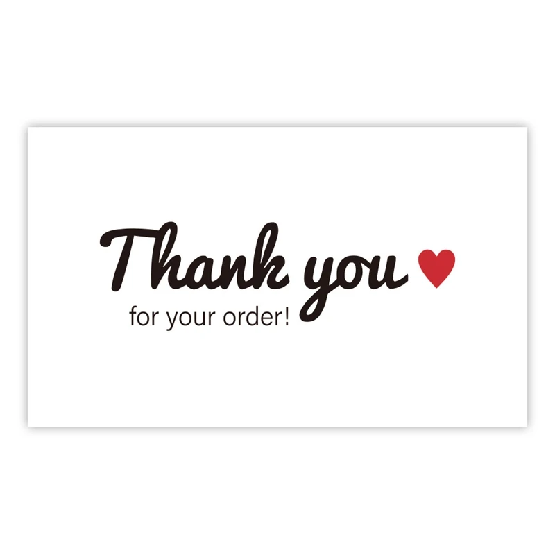 

Businesses 30Pcs Thank You Cards Copperplate Paper Thank You Gift Packaging English Five-star Card Praise Label For Small Shop